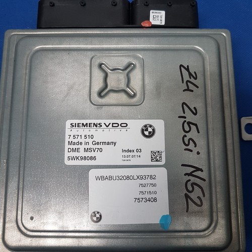 BMW Z4 E85 Motorsteuergerät  7571510  N52 Motor 7537408 EWS Modul 9145349 – Bild 2