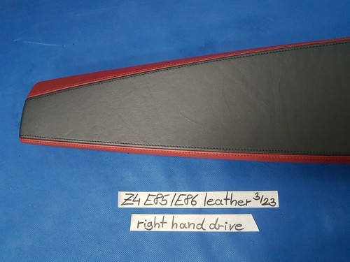 BMW Z4 leather cockpit trim Armaturenbrett Verkleidung Leder right hand drive
