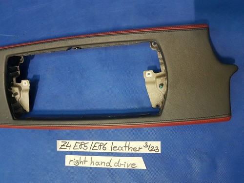 BMW Z4 leather cockpit trim Armaturenbrett Verkleidung Leder right hand drive