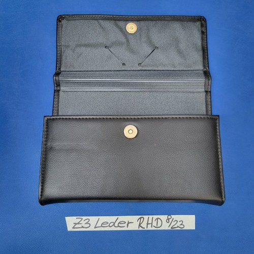 BMW Z3 Roadster Bordmappe Echt Leder  Handbuch Betriebsanleitung Englisch