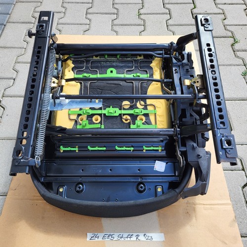 BMW Z4 E85 Beifahrer Sitz Unterteil Stoff Anthrazit + Gestell Schiene Manuell 