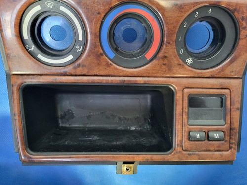 BMW Z3 Roadster Mittelkonsole Klima Blende Holz Optik 8410710 + Digital Uhr  – Bild 5