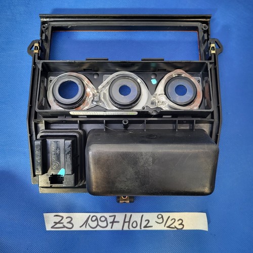 BMW Z3 Roadster Mittelkonsole Klima Blende Holz Optik 8410710 + Digital Uhr  – Bild 6