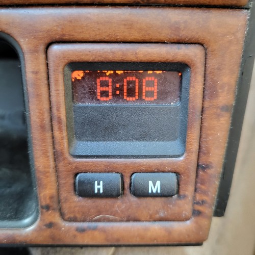 BMW Z3 Roadster Mittelkonsole Klima Blende Holz Optik 8410710 + Digital Uhr  – Bild 8