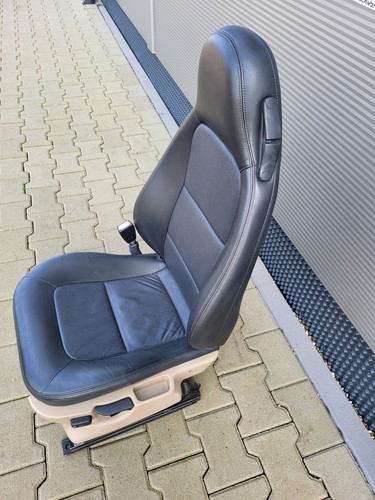 BMW Z3 Roadster Fahrer Sitz Leder schwarz LINKS Sitz Blende beige ABHOLUNG