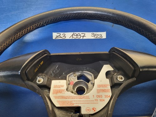 BMW E36 und Z3 Lenkrad 1093354 Leder Lenker + Fahrer Airbagmodul