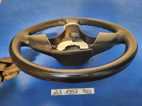 BMW E36 und Z3 Lenkrad 1093354 Leder Lenker + Fahrer Airbagmodul