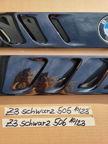 BMW Z3 Roadster Lufteinlass Ki​emen Ziergitter Motorhaube Schwarz R+L