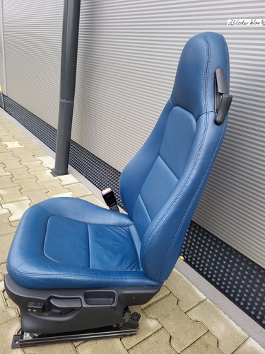 BMW Z3 Roadster Fahrer Sitz Leder blau OHNE  Sitzheizung ABHOLUNG 