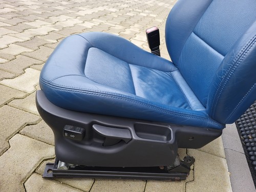 BMW Z3 Roadster Fahrer Sitz Leder blau OHNE  Sitzheizung ABHOLUNG 