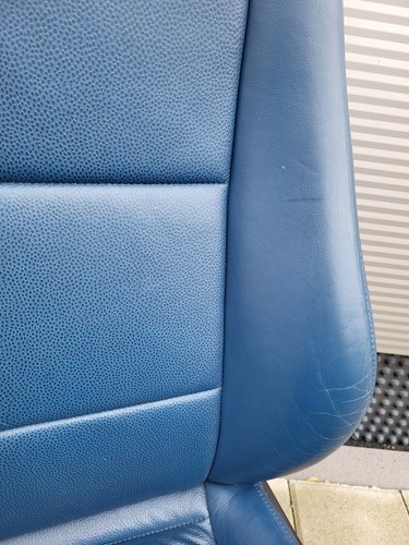 BMW Z3 Roadster Fahrer Sitz Leder blau OHNE  Sitzheizung ABHOLUNG 