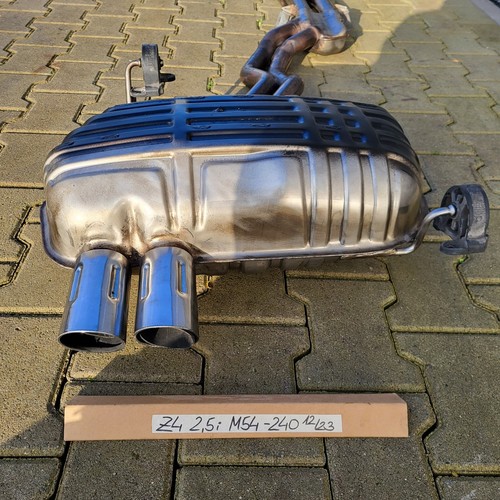 BMW Z4 E85 Auspuff 2,5i Endschalldämpfer 7520240 Katalysator 7516737 ABHOLUNG