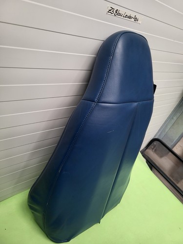 BMW Z3 Roadster Coupe Bei-Fahrer Sitz Oberteil Leder blau Rückenlehne