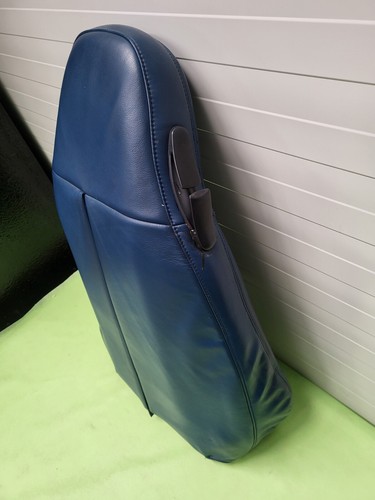 BMW Z3 Roadster Coupe Bei-Fahrer Sitz Oberteil Leder blau Rückenlehne