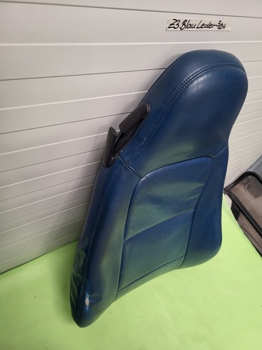 BMW Z3 Roadster Coupe Bei-Fahrer Sitz Oberteil Leder blau Rückenlehne