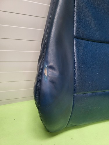 BMW Z3 Roadster Coupe Bei-Fahrer Sitz Oberteil Leder blau Rückenlehne