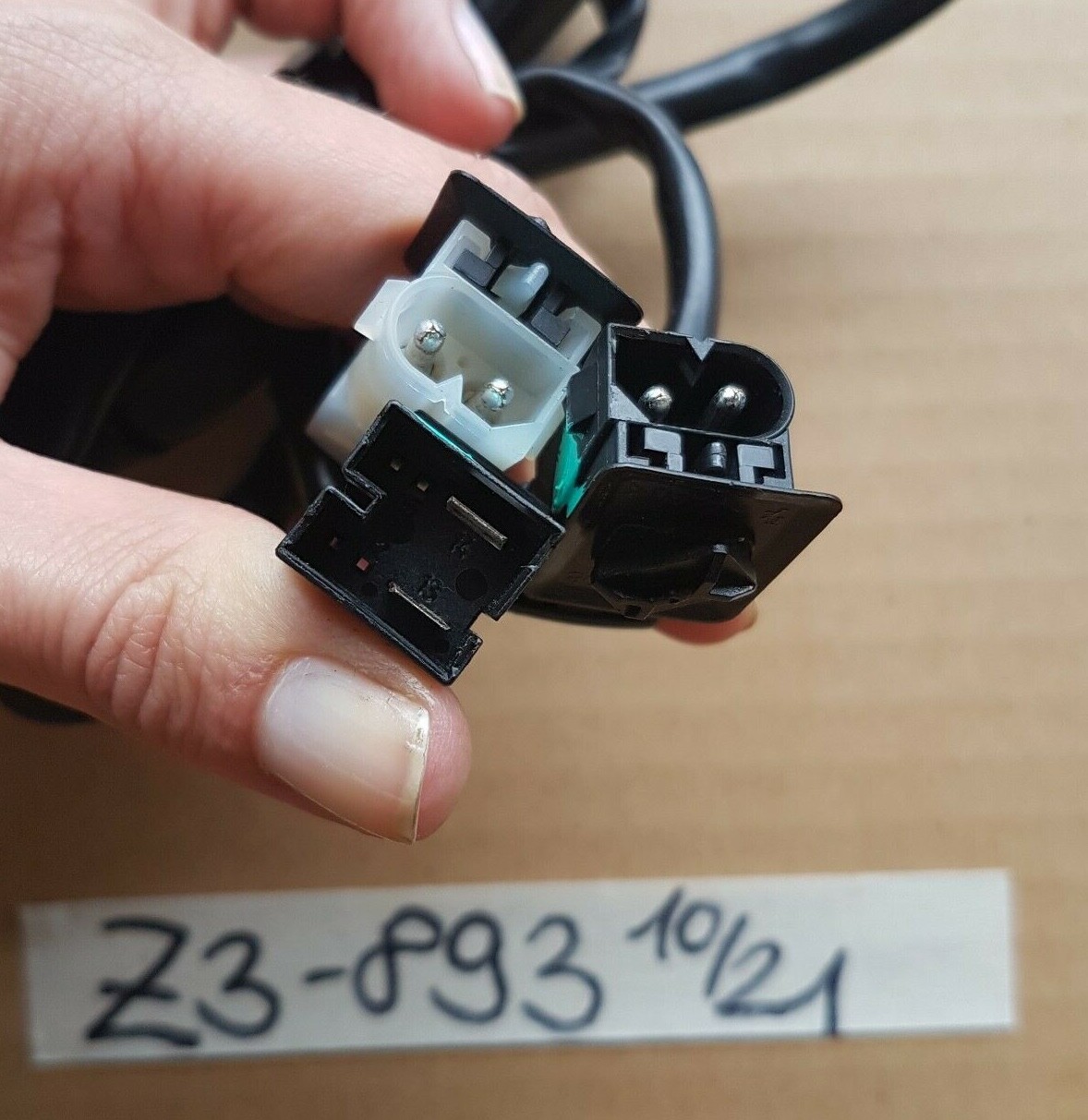 BMW Z3 Fahrer Sitz Kabel Stecker Höhen Verstellung Schalter 8413893 Heizung