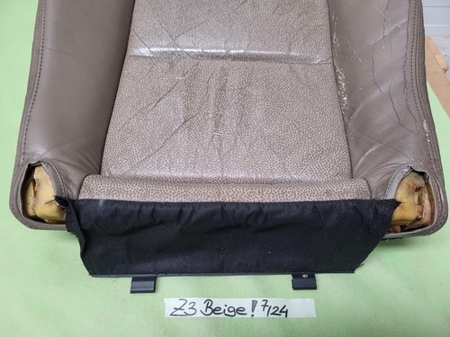BMW Z3 Roadster Fahrer Sitz Unterteil Leder beige Sitzfläche Polster Bezug LINKS