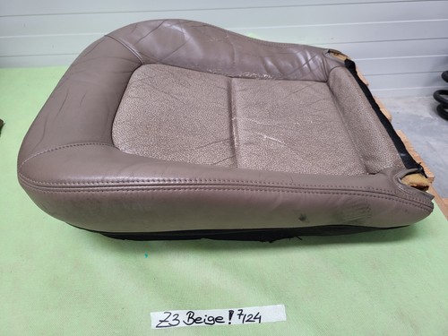 BMW Z3 Roadster Fahrer Sitz Unterteil Leder beige Sitzfläche Polster Bezug LINKS