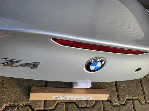 BMW Z4 E85 Heckklappe Kofferraum Klappe Heckdeckel Titan Silber 354  ABHOLUNG