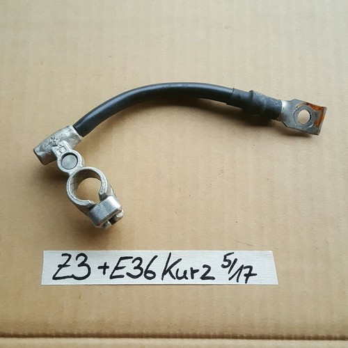 BMW E36  Z3  E46 Batterie Kabel Minus Masse Kabel Kabelbaum Überbrückung kurz – Bild 1