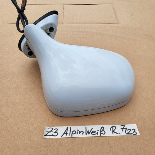 BMW Z3 Roadster Coupe Seiten Außen Spiegel RECHTS weiss RHD – Bild 4