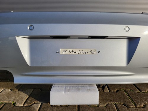 BMW Z4 E85 E86 Verkleidung Heckschürze PDC Stoßstange HINTEN Silber ABHOLUNG – Bild 8