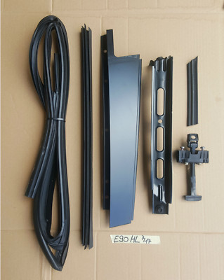 BMW E90 Fenster Rahmen Leiste Dichtung Fahrer Tür HINTEN LINKS + Türfangband