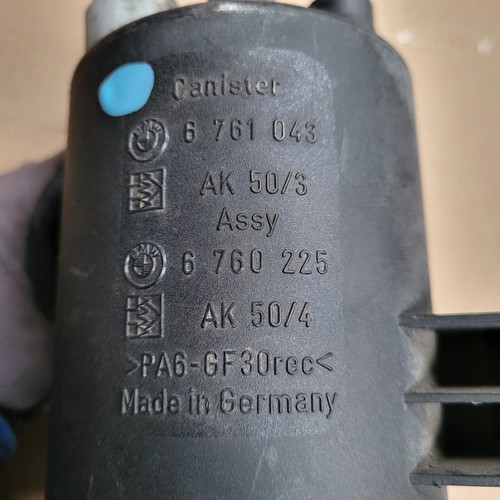 Filter BMW E60 E61 Aktivkohlefilter 6761043 Aktiv Kohle Filter Canister 6760225