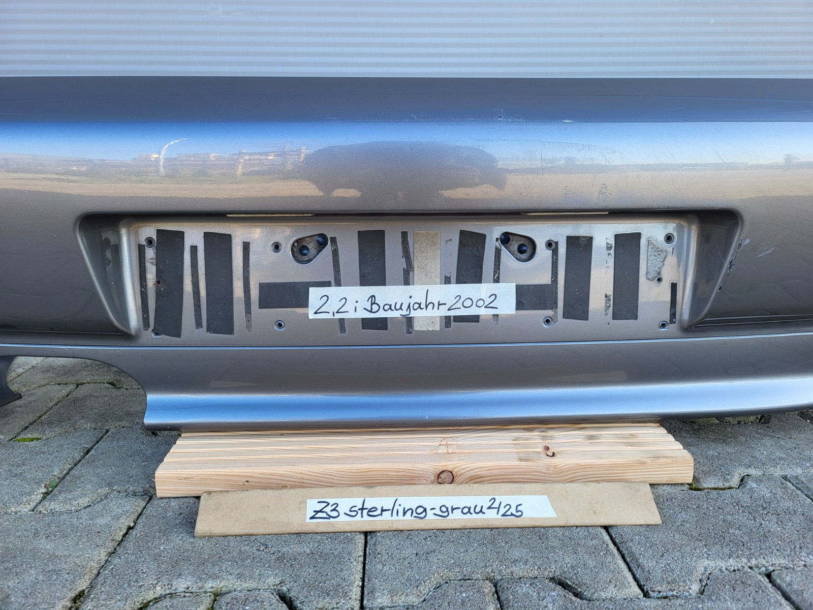 BMW Z3 Facelift Heckstoßstange Stoßfänger HINTEN Heckschürze Grau ABHOLUNG 