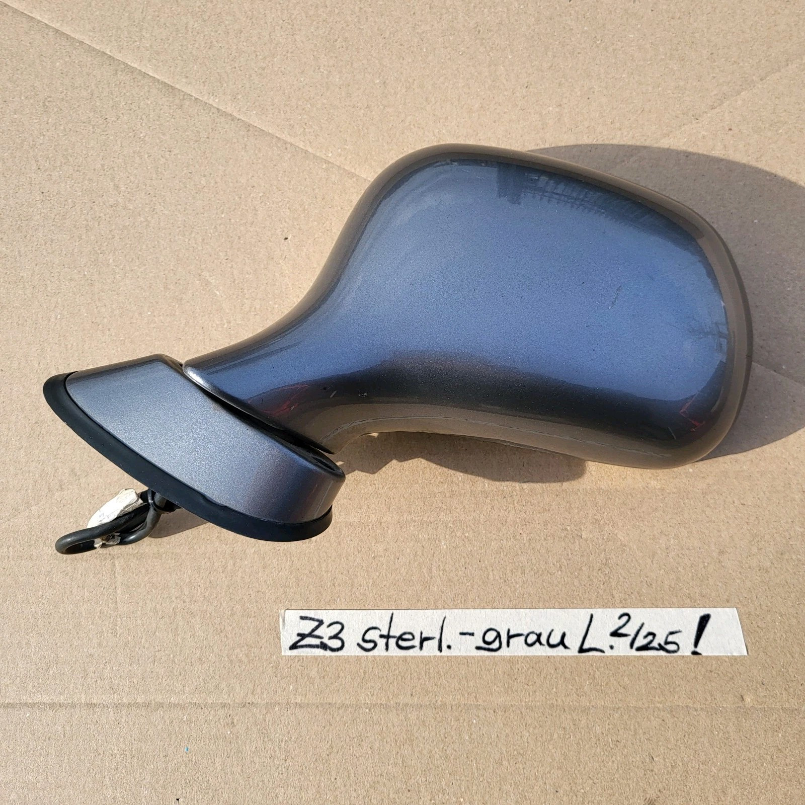BMW Z3 Roadster Coupe Seiten Außen Spiegel LINKS sterling Grau Metallic RHD