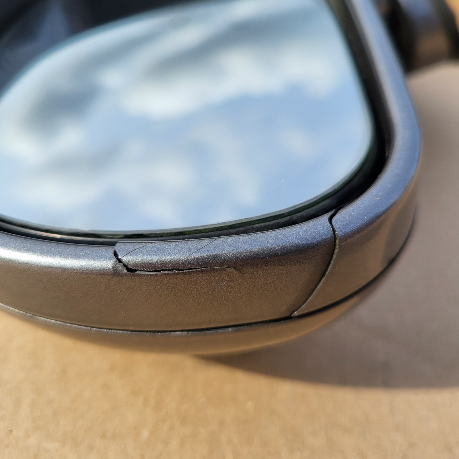 BMW Z3 Roadster Coupe Seiten Außen Spiegel LINKS sterling Grau Metallic RHD