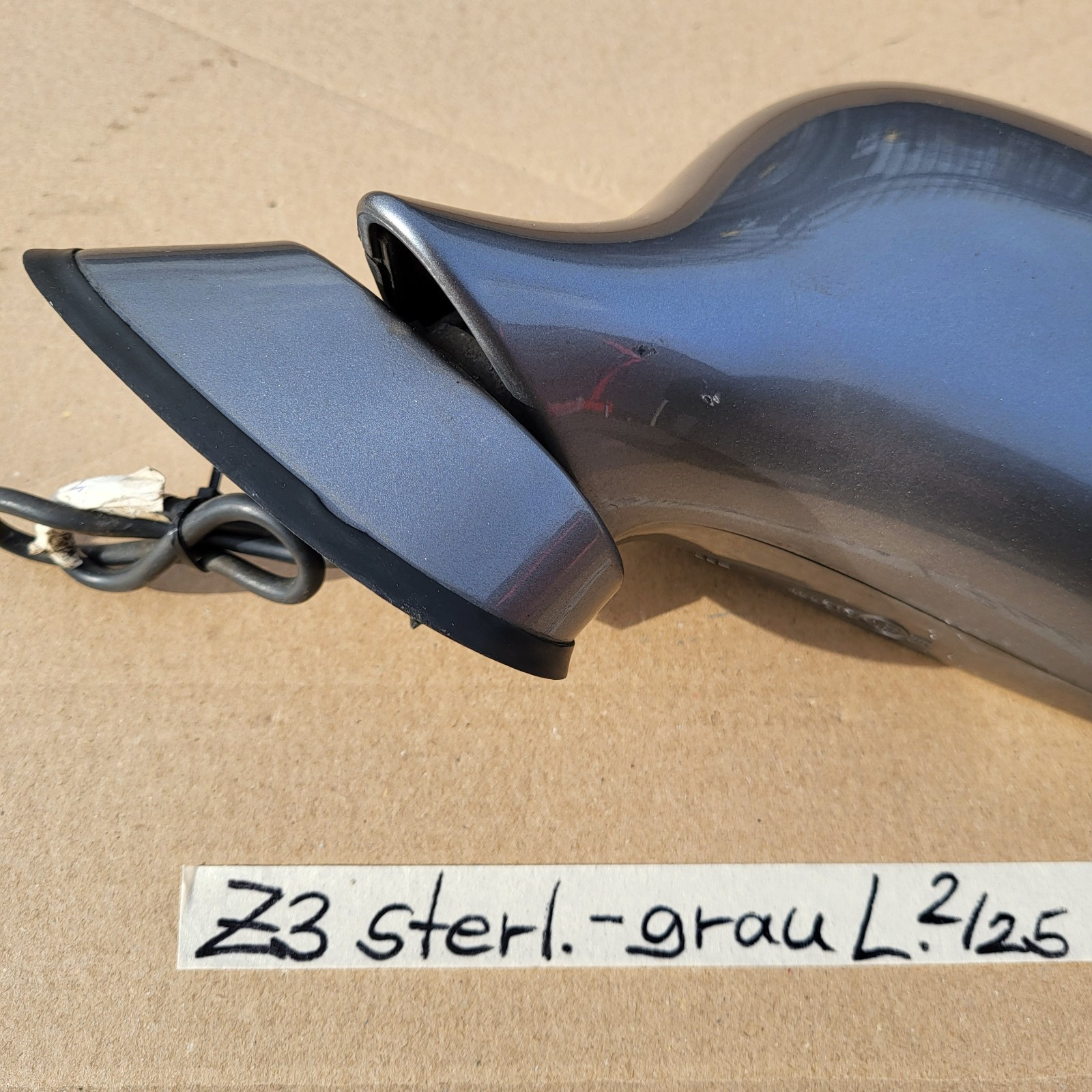 BMW Z3 Roadster Coupe Seiten Außen Spiegel LINKS sterling Grau Metallic RHD