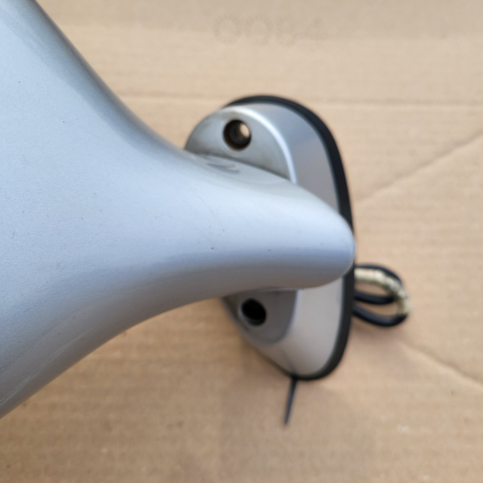 BMW Z3 Roadster Seiten Außen Spiegel Glas + Motor LINKS Titan Silber Metallic  – Bild 9