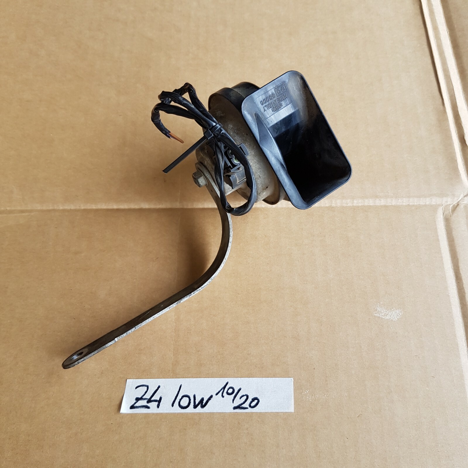 BMW Z4 E85 E86 Hupe low Signal Horn Fanfare + Halter aber OHNE Stecker – Bild 1