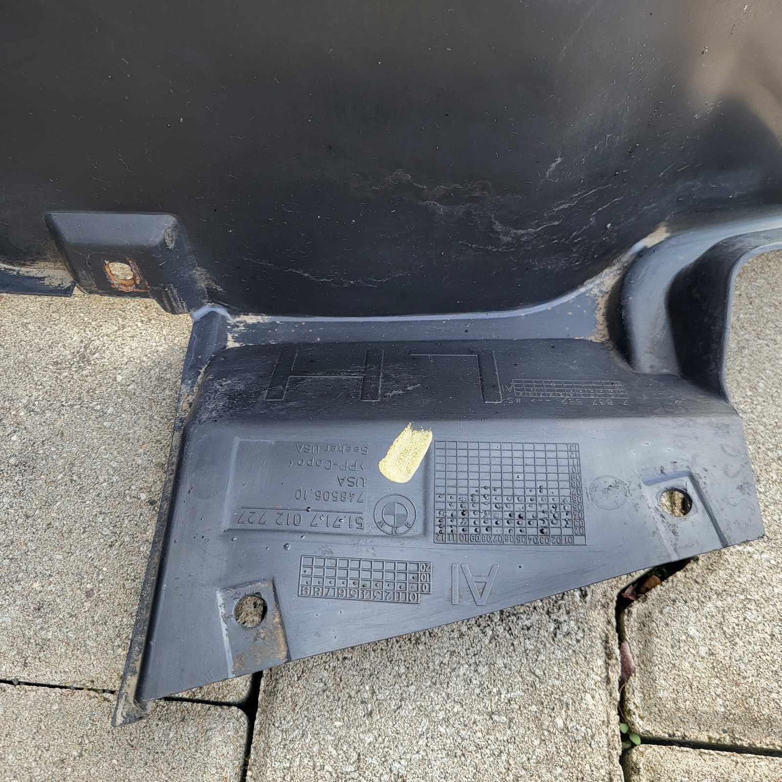 BMW Z4 Radschale Innenkotflügel Abdeckung Radhaus Schale VORNE LINKS 7012727 – Bild 4