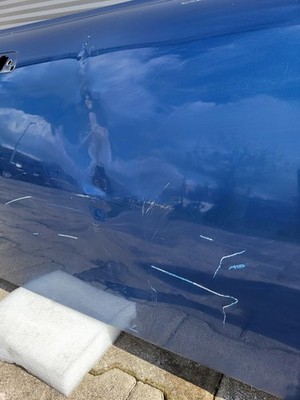 BMW Z3 Roadster Beifahrer Tür RECHTS Blau Topas Blau Kratzer Dellen ABHOLUNG 