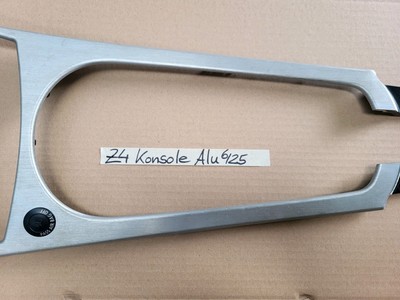 BMW Z4 E85 E86 Mittelkonsole Alu Verkleidung Aluminium Blende Kratzer  6961779