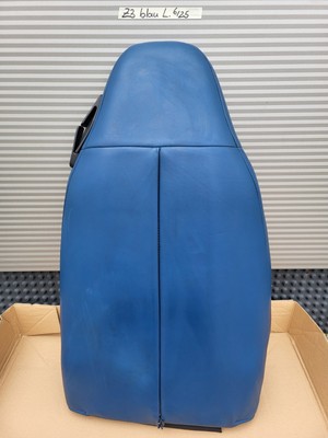 BMW Z3 Roadster Fahrer Sitz Oberteil Leder blau Rückenlehne Bezug  Polster LINKS – Bild 12