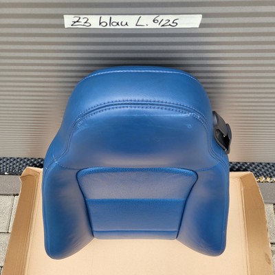 BMW Z3 Roadster Fahrer Sitz Oberteil Leder blau Rückenlehne Bezug  Polster LINKS – Bild 4