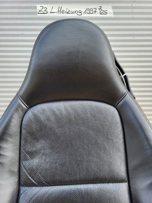 BMW Z3 Roadster Fahrer Sitz Oberteil  Leder schwarz Rücken Lehne Polster Heizung – Bild 10