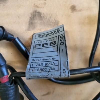 BMW Z3 Kabelbaum Motor Zündmodul Bosch Motor Kabel M43 / 87 Kw 118 PS 1743929 – Bild 2