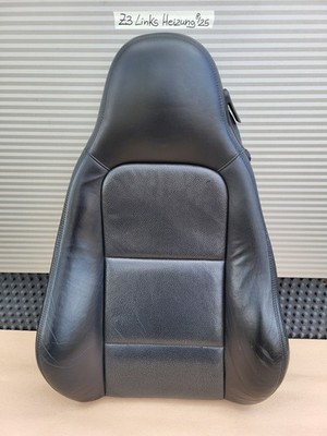 BMW Z3 Roadster Fahrer Sitz Oberteil  Leder Black Rücken Lehne Polster + Heizung – Bild 1