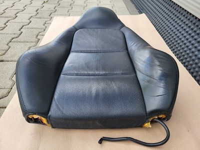 BMW Z3 Roadster Fahrer Sitz Oberteil  Leder Black Rücken Lehne Polster + Heizung – Bild 14