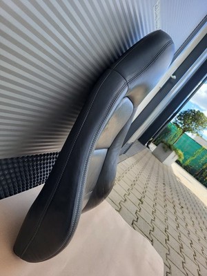 BMW Z3 Roadster Fahrer Sitz Oberteil  Leder Black Rücken Lehne Polster + Heizung – Bild 8