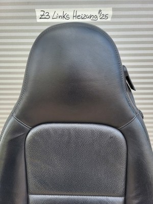 BMW Z3 Roadster Fahrer Sitz Oberteil  Leder Black Rücken Lehne Polster + Heizung – Bild 10