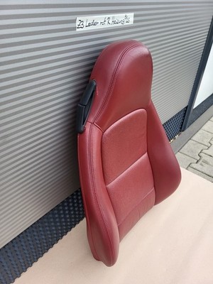 BMW Z3 Beifahrer Sitz Oberteil Leder rot Rückenlehne Polster Sitzheizung 