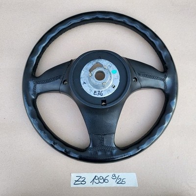 BMW E31 E34 E36 E39 Z3 Lenkrad 1093354 Leder Lenker Schwarz + Fahrer Airbagmodul – Bild 6