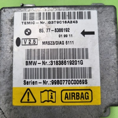 BMW Z3 Roadster Steuergerät Airbag Sensor AB Modul 8386192 – Bild 3