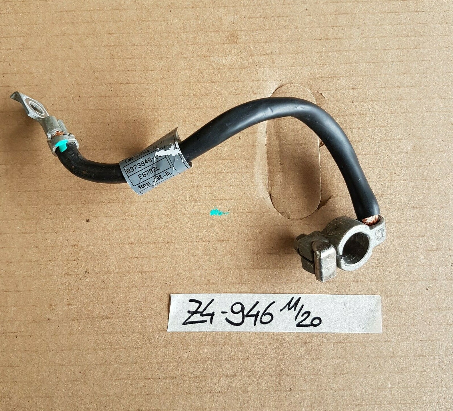 BMW Z4 E85 E86 E46 Batterie Minus Kabel Masse Kabel 8373946
